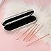 Shouhengda Ear Wax Removal And Blackhead Removal Kit Acne Needle Extractor Tool Stainless Steel Set-Rose Gold 5 Pcs