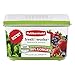 Rubbermaid FreshWorks Produce Saver Food Storage Container, Large, 17.3 Cup, Green