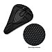 [SALE]Bicycle Saddle Cover/Bicycle Seat Cover,ViMall Comfortable Silicone&Memory Foam Padded Soft Gel Relief Cycling Bicycle Bike Saddle Seat Cushion Pad Cover for Mountain/Road Biking&Race -Black