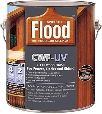 Cwf Clear Wood Finish With Uv Resistance Natural Tone 1 Gl Home Decor Products Amazon Com