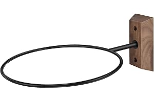 VIVTOB Basketball Holder Wall Mount, Wall Mount Ball Holder for Room Decor, Sports Storage Stand and Display Rack for Basketball, Football, Soccer Ball, Volleyball