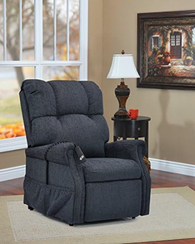 Medlift 1153-DB Dawson Three-Way Reclining Lift Chair, Blue