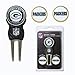 Team Golf NFL Green Bay Packers Divot Tool Pack With 3 Golf Ball Markers Divot Tool with 3 Golf Ball Markers Pack, Markers are Removable Magnetic Double-Sided Enamel
