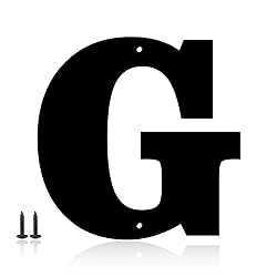 4 Inch Metal House Numbers, House Address Letters