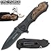 GIFTS INFINITY Free Engraving - Tac-Force Titanium Coated Stainless Steel Quality Pocket Knife