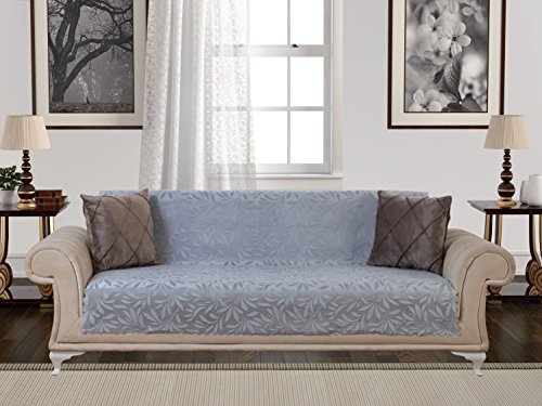 Anti-slip armless 1-piece sofa throw slipcover for dogs pets kids…