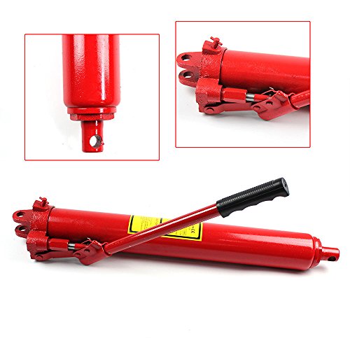 Buy TFCFL 8 Tons Long Ram Hydraulic Jack Auto Shop Crane Steel Engine