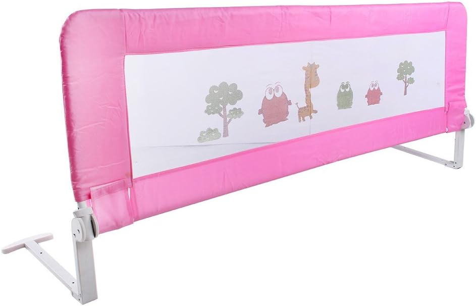 150cm Single Toddler Bed Rail Child Safety Bed Guard, Folding Infant