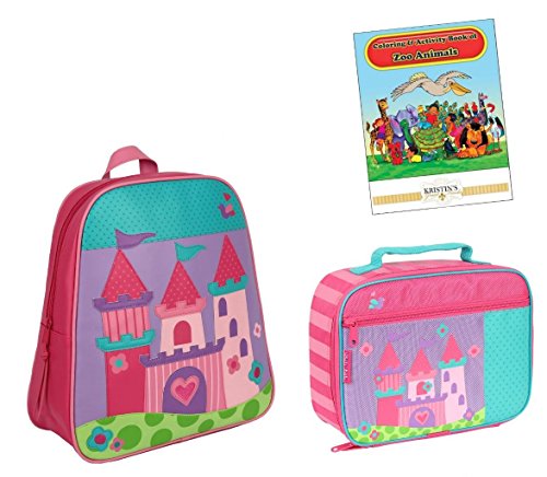 Stephen Joseph Go Go Backpack, Lunch Box, & Coloring Book, Castle