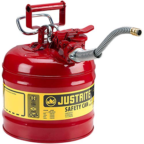 Justrite Type II AccuFlow Safety Can, Two-Gallon