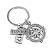 Graduation Keychain with Scroll, 