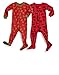 Leveret Little Baby Boys Girls Christmas Footed Pajama Sleeper onsie 100% Cotton (Size 6 Months-5 Toddler)