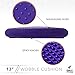 Day 1 Fitness Inflatable Wobble Cushion with Pump, 13-Inch, Purple