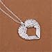 ERAWAN Womens Fashion Angel Wing LOVE Crystal Rhinestone Silver Pendant Necklace Gift EW sakcharn