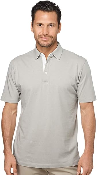 Paul Fredrick Men's Cotton and Silk Short Sleeve Polo at Amazon Menâs Clothing store