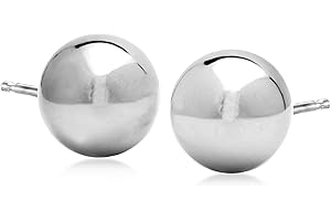 Ross-Simons Italian 10mm Sterling Silver Ball Stud Earrings