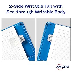 Avery Mini Ultra Tabs, 1" x 1.5", 2-Side