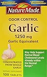Nature Made Odor Control Garlic, 1250mg, 100 Tabs (Pack of 3) by Nature Made