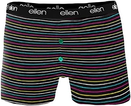ellen Shop Men's Boxers Medium Black/Stripe