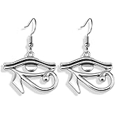 Eye of Horus Earrings Mystery Egyptian Dangle Drop Earring Protection Amulet Jewelry Gift for Women