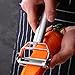 SMARTED Vegetable Fruit Julienne Peeler Stainless Steel Hand Held Double Sided Slicer for Potato Carrot Apple Zucchini Noodles