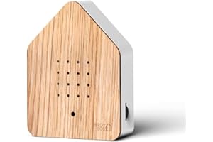 RELAXOUND Original Birdybox Oak - Modern Nature Sound Box - Relaxing Cheerful Bird Concert - Motion Sensor with Sound - Relaxing Tool