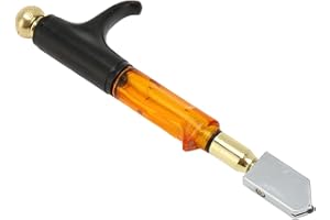 LUCKDANO Glass Cutters Tools, Glass Tile Cutter Cutting Tools T Shaped Hardware Accessory Hand Grip Ergonomic Handle for Thic