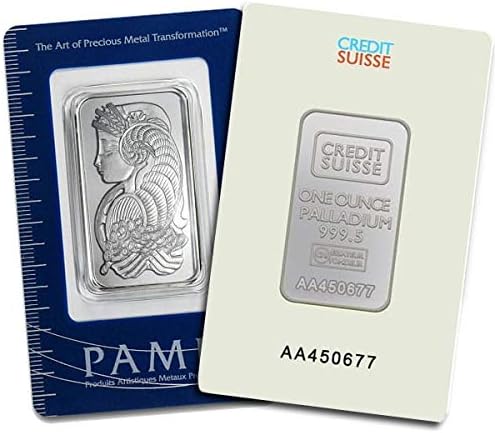 1 Oz Palladium Bars