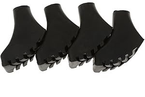 4pcs Replacement Rubber Paw Feet Tips Hammers Hiking Stick Walking Trekking Pole Caps