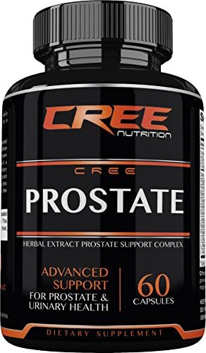 CREE Nutrition Prostate Advanced Support for Prostate &amp; To Promote Healthy Urination Frequency &amp; Flow - May Help Naturally Block DHT Hair Loss
