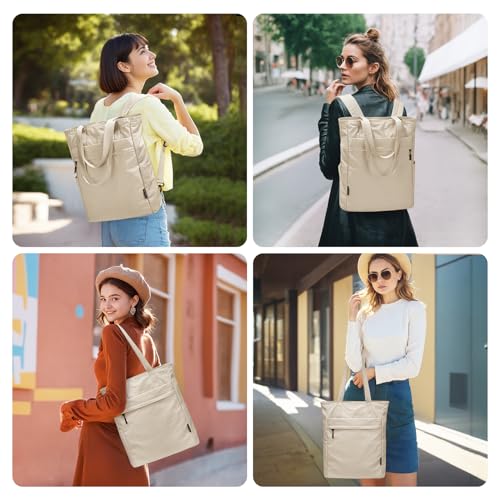 GOLF SUPAGS Foldable Backpack Convertible 2 in 1 Daypack Casual Travel Bag Woman Man Backpack Multifunction Work College Leisure Travel