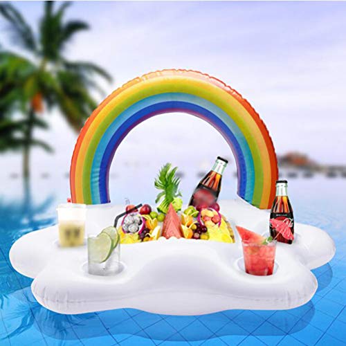 image for LIOOBO Inflatable Buffet and Salad Bar - Summer Party Bucket Rainbow C