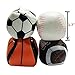 MICHLEY 1.7 Inch Mini Sandbag Sports Balls Outdoor Footbag Classic Set of 4 (Football, Baseball, Basketball, Soccer)