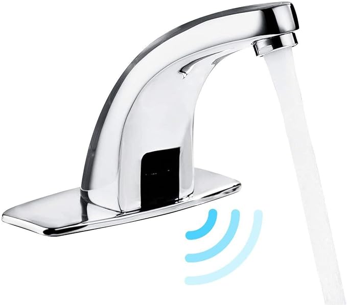 Sensor Tap HandsFree Bathroom Tap Touchless Brass Chrome Wash Basin