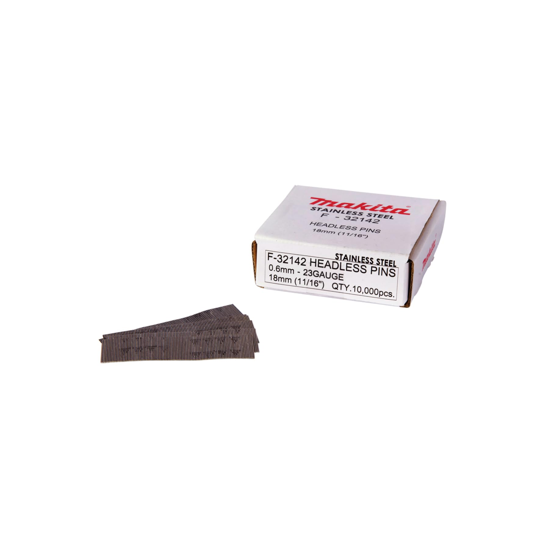 Makita Pen, 1/4 x 18 mm, Stainless Steel, F 32142