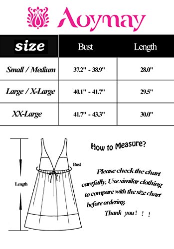 Aoymay-Womens-Sexy-Lace-Lingerie-for-Sex-Sleepwear-Babydoll-Sheer-Dress-V-String-Miniskirt