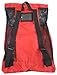 Adoretex Guard Mesh Equipment Drawstring Backpack Bag Red, Free Whistle and Lanyard (GB001) - Red/Black