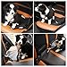 Mudder Pet Dog Seat Belt Leash Adjustable Cat Safety Leads Vehicle Car Seatbelt Harness with Elastic Nylon Bungee Buffer