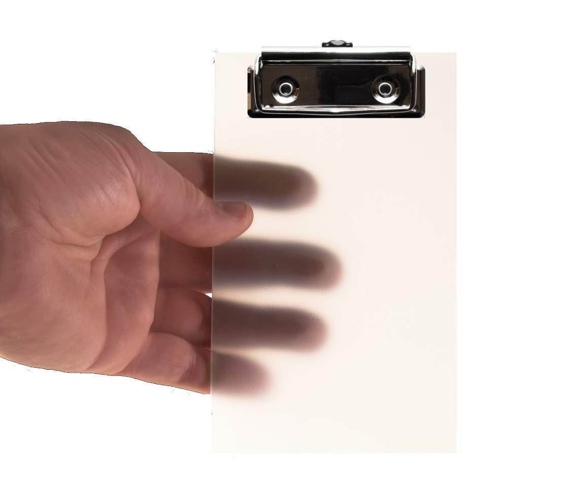 Photo 1 of Primo Factotum - Mini Clipboard - Frosted Transparent 4" x 6" - (2 Pack)