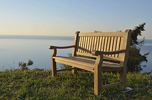 MALO Garden Hochwertige Teak VIERSITZER Parkbank Elefantenbank Gartenbank Sitzbank Garten Bank – Bild 4
