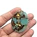 40x30mm Oval Cabochon CAB Flatback Semi-precious Gemstone Ring Face (Amazonite & Copper)