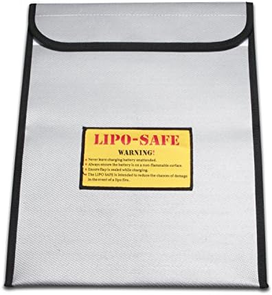 ALEPPEAR Fireproof Bag Anti-Explosion&amp;Waterproof Document Bag-Heavy Duty Fiberglass-Retardant Thread-Fireproof Safe Storage Pouch Money/Bank File/Passport/Legal Documents/Jewelry(15''x11''inch)