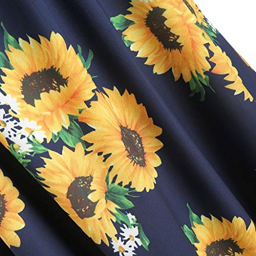 2 Dresses+Pan+Hui+Sleeveless+Sunflower