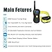 FOCUSPET Dog Training Collar, Waterproof & Rechargeable Electric 655 yd Remote Dog Shock Collar 16 Levels Tone,Vibration & Shock for Small medium & Large Dogs