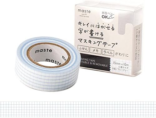 Amazon マークス 水性ペンで書けるマスキングテープ 小巻 マステ 方眼ブルーグレー Mst Fa04 Bgy マスキングテープ 文房具 オフィス用品