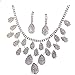 Joylive Rhinestone Crystal Necklaces+earring Bride Jewelry Sets for Bridal Wedding