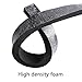 Yotache Door Insulation and Soundproofing Tape 2 Rolls 3/4 Inch Wide X 3/8 Inch Thick, Foam Draft Gasket Tape 10mm Thick and Black, Total 13 Feet Long (2 X 6.5 Ft Each)