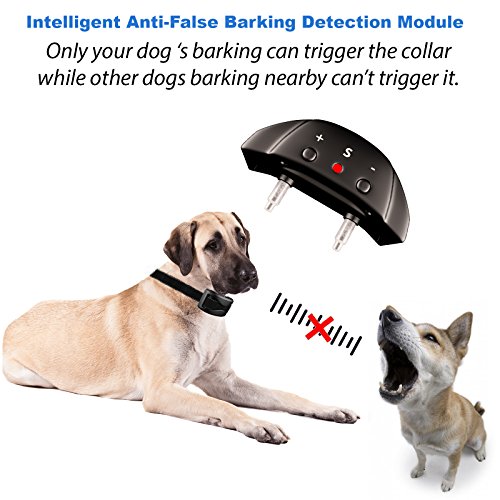 [NEWEST 2018] Bark Collar - Smart Detection Chip for Fast No-Bark Training - Dual Stop Anti-Barking Mode: Beep/Vibration, Shock for Small, Medium, Large Dogs - IPx6 - No Bark Safe (1) - Thumbnail 4