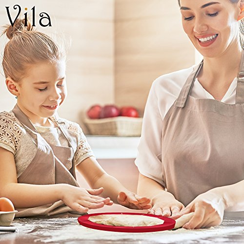 Reusable Silicone Pie Crust Shield - No-Burn, No-Mess, Perfect Pies - Adjustable and Reusable - Fits 9"-12" Pie Plates - Easy to Store, Easy to Clean - 100% Safe to use - Made of Sturdy Material - Thumbnail 2