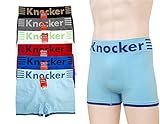 6 pk Men`s Seamless Athletic Compression Boxer Briefs Underwear One Size